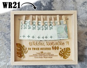 Grawer w ramce na 18 urodziny - ostatnie 800 +  WR21