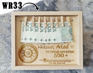 Grawer w ramce na 18 urodziny - ostatnie 800 +  WR33