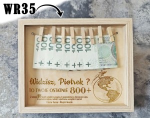 Grawer w ramce na 18 urodziny - ostatnie 800 +  WR35