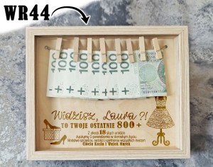 Grawer w ramce na 18 urodziny - ostatnie 800 +  WR44