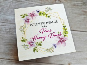 Drewniane  podziękowanie dla Księdza, Katechetki - WZÓR 3