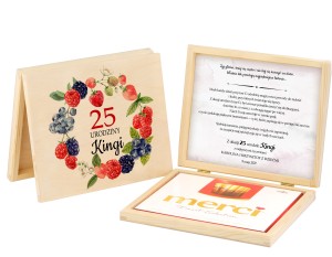 Pudełeczko urodzinowe na merci - WZÓR 36