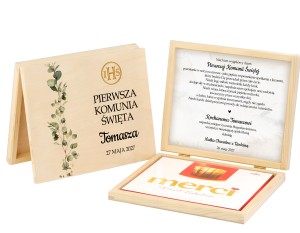 Pudełko komunijne na merci - WZÓR 2