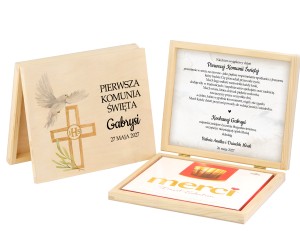 Pudełko komunijne na merci - WZÓR 9