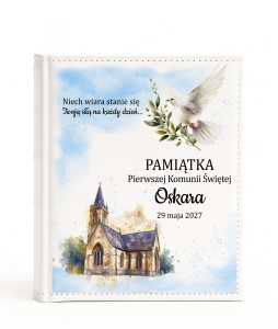 Album szyty KOMUNIJNY - wzór NK6