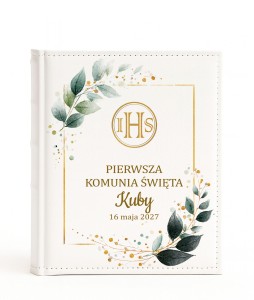Album szyty KOMUNIJNY - wzór NK8