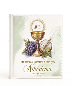 Album szyty KOMUNIJNY - wzór NK11
