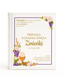 Album szyty KOMUNIJNY - wzór NK12