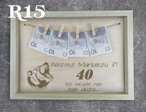 Grawer w dużej ramce R15