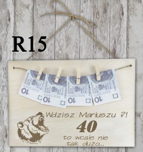 Grawer na sznurku R15