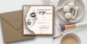 EKO Zaproszenia na Sesję Fotograficzną- Beauty- WZORY