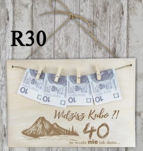 Grawer na sznurku R30