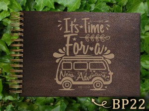 Album z grawerem bejcowany BP22
