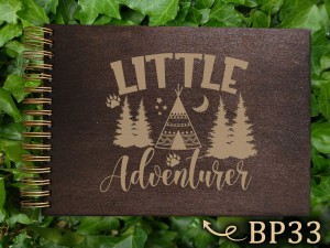 Album z grawerem bejcowany BP33