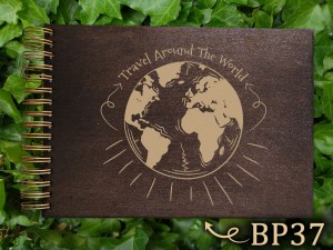 Album z grawerem bejcowany BP37