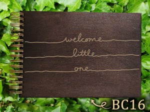Album z grawerem bejcowany BC16