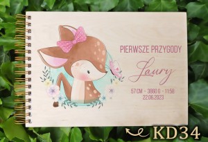 Album z metryczką z NADRUKIEM - KD34
