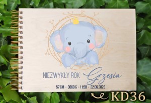Album z metryczką z NADRUKIEM - KD36