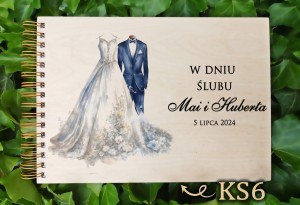 Album ślubny z NADRUKIEM - KS6