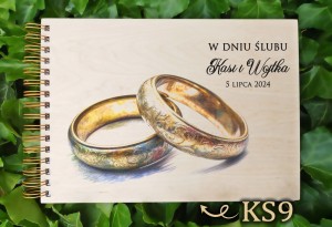 Album ślubny z NADRUKIEM - KS9