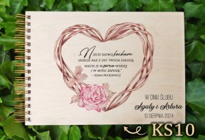 Album ślubny z NADRUKIEM - KS10