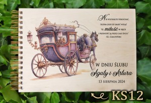 Album ślubny z NADRUKIEM - KS12
