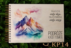 Album wakacyjny, podróżniczy z NADRUKIEM - KP14