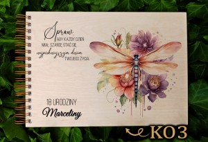 Album urodzinowy, 18-stka - z NADRUKIEM - KO3