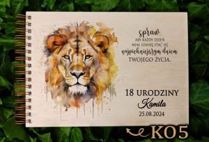 Album urodzinowy, 18-stka - z NADRUKIEM - KO5