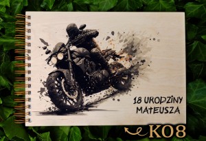 Album urodzinowy, 18-stka - z NADRUKIEM - KO8