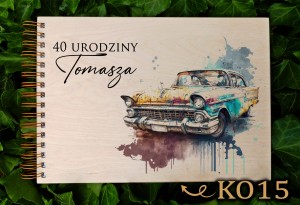 Album urodzinowy, 18-stka - z NADRUKIEM - KO15