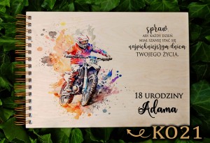 Album urodzinowy, 18-stka - z NADRUKIEM - KO21