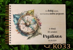Album urodzinowy, 18-stka - z NADRUKIEM - KO33