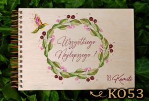 Album urodzinowy, 18-stka - z NADRUKIEM - KO53