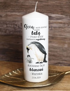 Świeca na Dzień Ojca - wzór 3