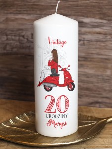 Świeca urodzinowa - WZÓR 15