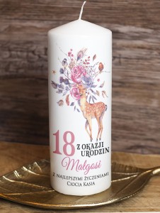 Świeca urodzinowa - WZÓR 30