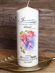 Świeca urodzinowa - WZÓR 43