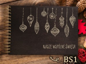 Album z grawerem bejcowany BS1