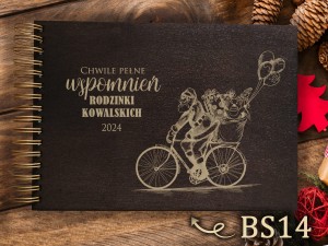Album z grawerem bejcowany BS14