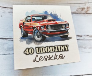 Drewniane pudełko z życzeniami -WZÓR 18