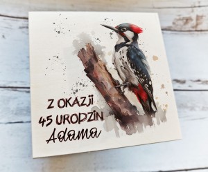 Drewniane pudełko z życzeniami -WZÓR 28