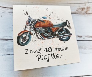 Drewniane pudełko z życzeniami -WZÓR 39