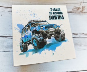 Drewniana pamiątka z życzeniami - WZÓR 10