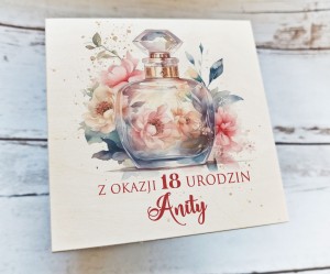 Drewniana pamiątka z życzeniami - WZÓR 38