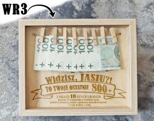 Grawer w ramce na 18 urodziny - ostatnie 800 +  WR3