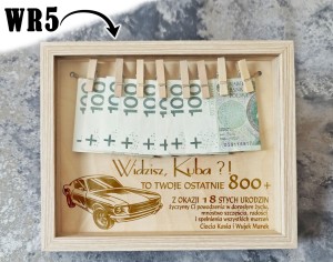 Grawer w ramce na 18 urodziny - ostatnie 800 +  WR5