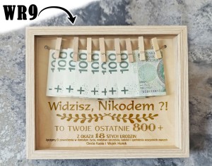 Grawer w ramce na 18 urodziny - ostatnie 800 +  WR9