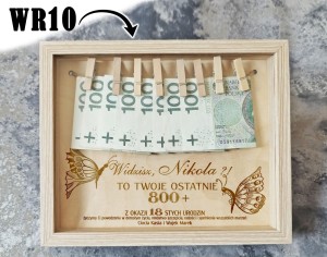 Grawer w ramce na 18 urodziny - ostatnie 800 +  WR10